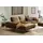W.Schillig Ecksofa Leder 3-Sitzer Braun