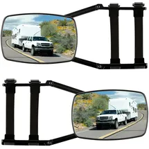 Wiltec Wohnwagenspiegel 2er Set Schwarz