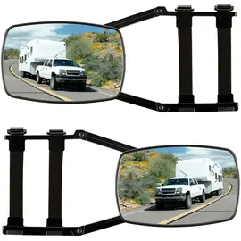 Wiltec Wohnwagenspiegel 2er Set Schwarz