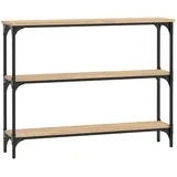 vidaXL Konsolentisch Sonoma-Eiche 100x22,5x75 cm Holzwerkstoff