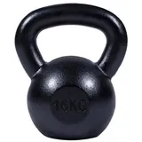 GORILLA SPORTS Kettlebell Kettlebell Gusseisen 2-32 KG schwarz