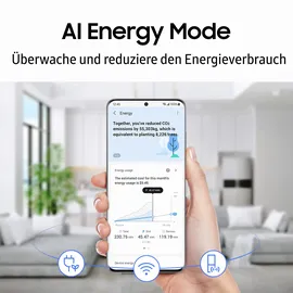 Samsung RF50C530ES9EF French Door (495 l, 1776 mm hoch, Edelstahl)