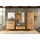 QUADRATO Schuhschrank CURVE 82 x 106 x 42 cm Akazie teilmassiv / schwarz