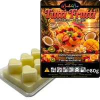 WonderWax Duftwachs Wax Melts für Duftlampe, 6 Herzen Duftmelt Wachsmelt Sojawachs Duftwachs Würfel für Raumdüfte, Wachs Duftöl Winter Indoor Schmelzen für Aromalampe Tutti Frutti
