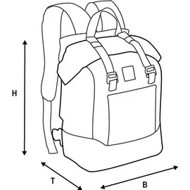 Oxford Aqua V12 Rucksack Schwarz