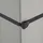 vidaXL Garten-Lagerschrank 34 x 40 x 168 cm Grau-Schwarz