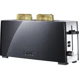 Graef Langschlitz-Toaster TO 92 Schwarz-Aluminium