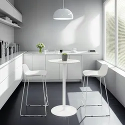 Kadima Design Hochtisch, Weiß, Holz & Metall, Ø 60 cm, Höhe 102 cm, Zeitlos, kompakt, pflegeleicht, vielseitig