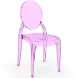 Esszimmerstuhl Transparent - Arthur Purple