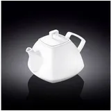 wilmax england Wilmax WL-994041/1C Porzellan Teekanne, Weiss, 1050mL Kapazität