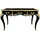 Casa Padrino Luxus Barock Schreibtisch Schwarz / Gold - Sekretär Luxus Möbel