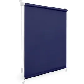 Lichtblick Thermo-Rollo / Verdunkelungsrollo Klemmfix 70 x 150 cm blau