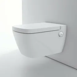 TECEone WC-Keramik Set mit Duschfunktion | Inkl. WC-Sitz##TECEone WC-Keramik mit Duschfunktion TECEone WC-Sitz mit Deckel 9700200