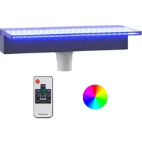 vidaXL Wasserfall Element mit RGB LEDs 45 cm
