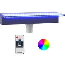 vidaXL Wasserfall Element mit RGB LEDs 45 cm