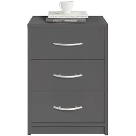 SchlafKONTOR Nachtkommode PEPE grau