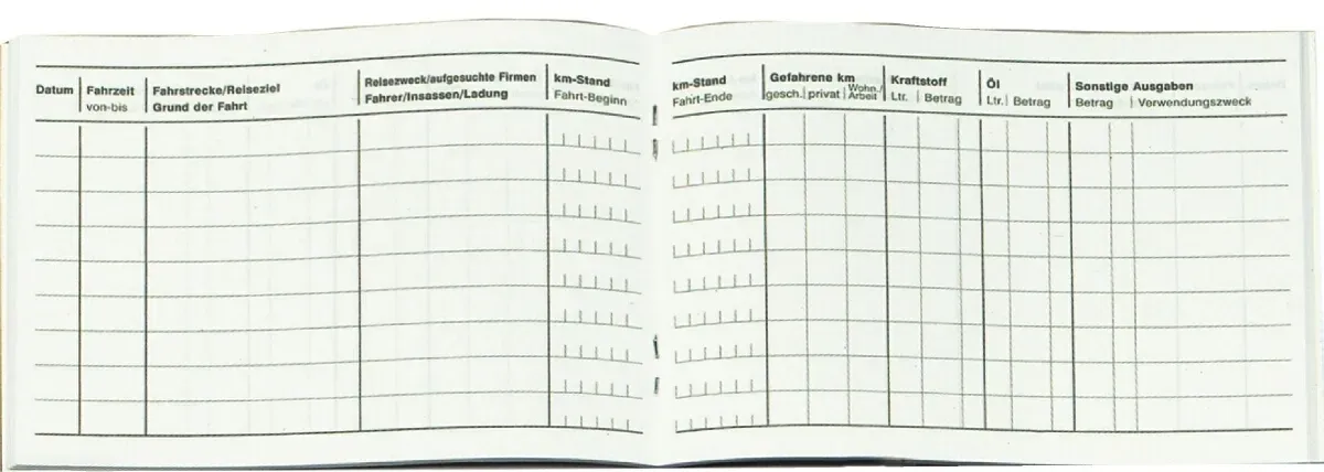 Preisvergleich Produktbild herlitz Formularbuch Fahrtenbuch A6 VE=40 Blatt