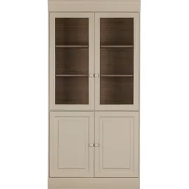 Woood Vitrine Chow 105 x 40 x 215 cm Grau