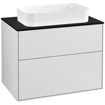 Villeroy & Boch Waschtischunterschrank 2 Auszüge 80 x 60,3 cm Weiß Matt
