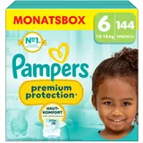 Pampers Premium Protection Gr.6 (13+ kg) für Kids und Teens, 144 Stück