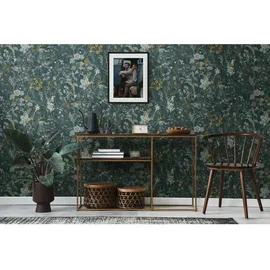 A.S. Création Vliestapete Blumen 53 cm x 1005 cm 1 St Petrol 388253