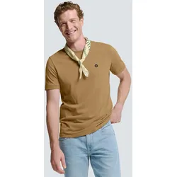 T-Shirt NO EXCESS "No Excess T-Shirt mit Rundhalsausschnitt", Herren, Gr. XL, grün (khaki), 100% Baumwolle, Shirts