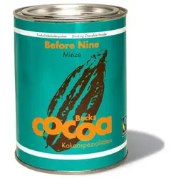 Bio-Kakao Becks Cacao Before Nine mit Minze, 250 g