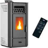 SANNOVER Pelletofen Anita weiß 10 kW