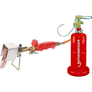 Rothenberger Industrial Dachrinnen-Lötset inkl. Propan-Kleinflasche 0,5kg leer