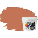 RyFo Colors Silikonharz Fassadenfarbe Lotuseffekt Trend Orangetöne Terracotta 3l - bunte Fassadenfarbe, weitere Orange Farbtöne und Größen erhältlich, Deckkraft Klasse 1