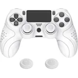 PlayVital Guardian Edition Controller Hülle Weiß für PlayStation 4