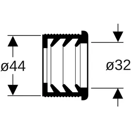 Geberit 152682001 Siphonanschluss