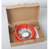 Gazcamp Schlauch-Regler Set 80 cm Kunststoff