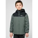 Jack Wolfskin Snowcurl 3in1 Jacke - Slate Green / Black - 92 cm