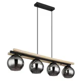 GLOBO Conni 1-flg. dimmbar 85 cm rechteckig grau