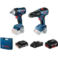 Bosch Professional, Bohrmaschine + Akkuschrauber, GDS18V-400 Set + GSB18V-50