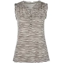LASCANA Rüschentop 32/34 Braun