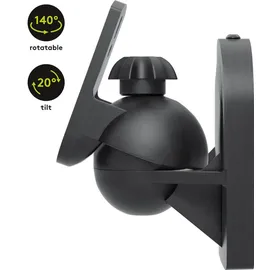 goobay 49393 Lautsprecher-Wandhalterung,