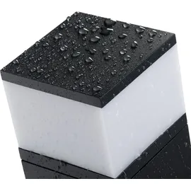 KANLUX Außenleuchte Aluminium 16 cm IP44 G9 schwarz