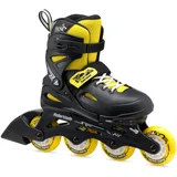 Rollerblade Fury, Inline Skates für Jungen und Kinder, Schwarz/Gelb,