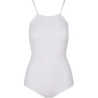 URBAN CLASSICS Ladies Rip Body - Weiß