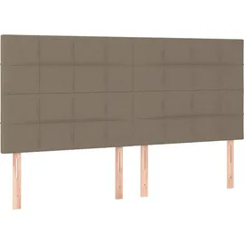 vidaXL Boxspringbett 180 x 200 cm Schwarz