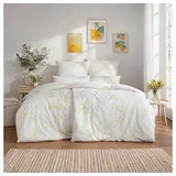 Estella Bettwäsche Svenja Mako-Satin, 3 teilig, gelb,