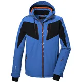KILLTEC Herren Skijacke/Funktionsjacke mit abzippbarer Kapuze, Schneefang und Unterarmventilation KSW 413 MN SKI JCKT, dunkelpetrol, XL,