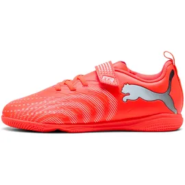 Puma Future 9 Play IT V IN Kinder glowing red/puma white/puma black 35