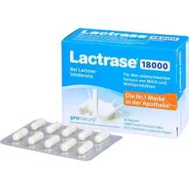 Pro Natura Lactrase 18.000 FCC Kapseln 40 St.