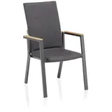 Kettler Rasmus Stapelsessel Aluminium/Sunbrella Dunkelgrau (0106506-7010)