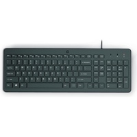 HP 150 kabelgebundene Tastatur, schwarz,