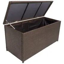 Lomadox Auflagenbox in braun GAZA-120, B/H/T: ca. 120/60/50 cm - Braun