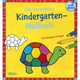 Carlsen Verlag Das neue, dicke Kindergarten-Malbuch: Mit farbigen Vorlagen und lustiger Fehlersuche